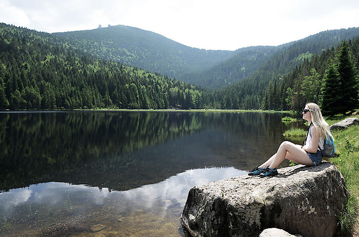 Wandern im Bayerischen Wald - Arber - Arbersee